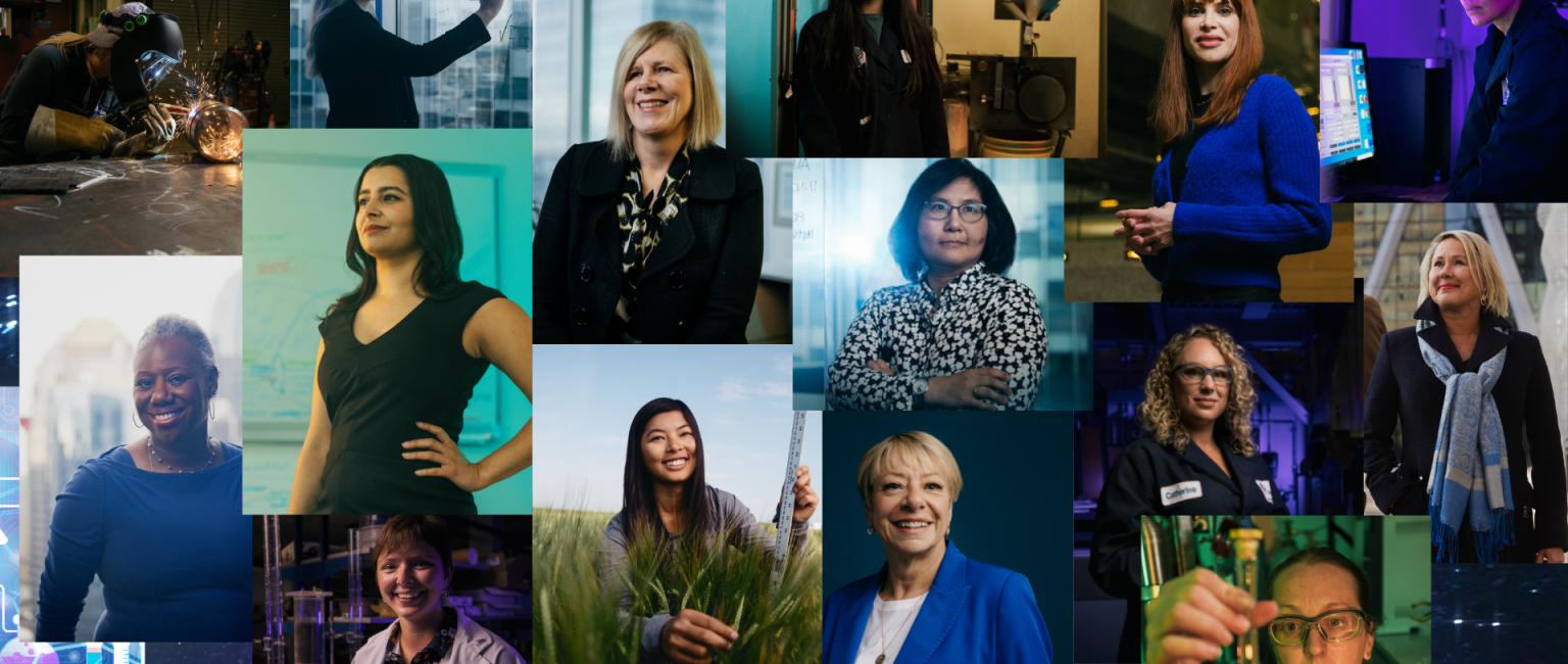 Women in STEM Photo Collage